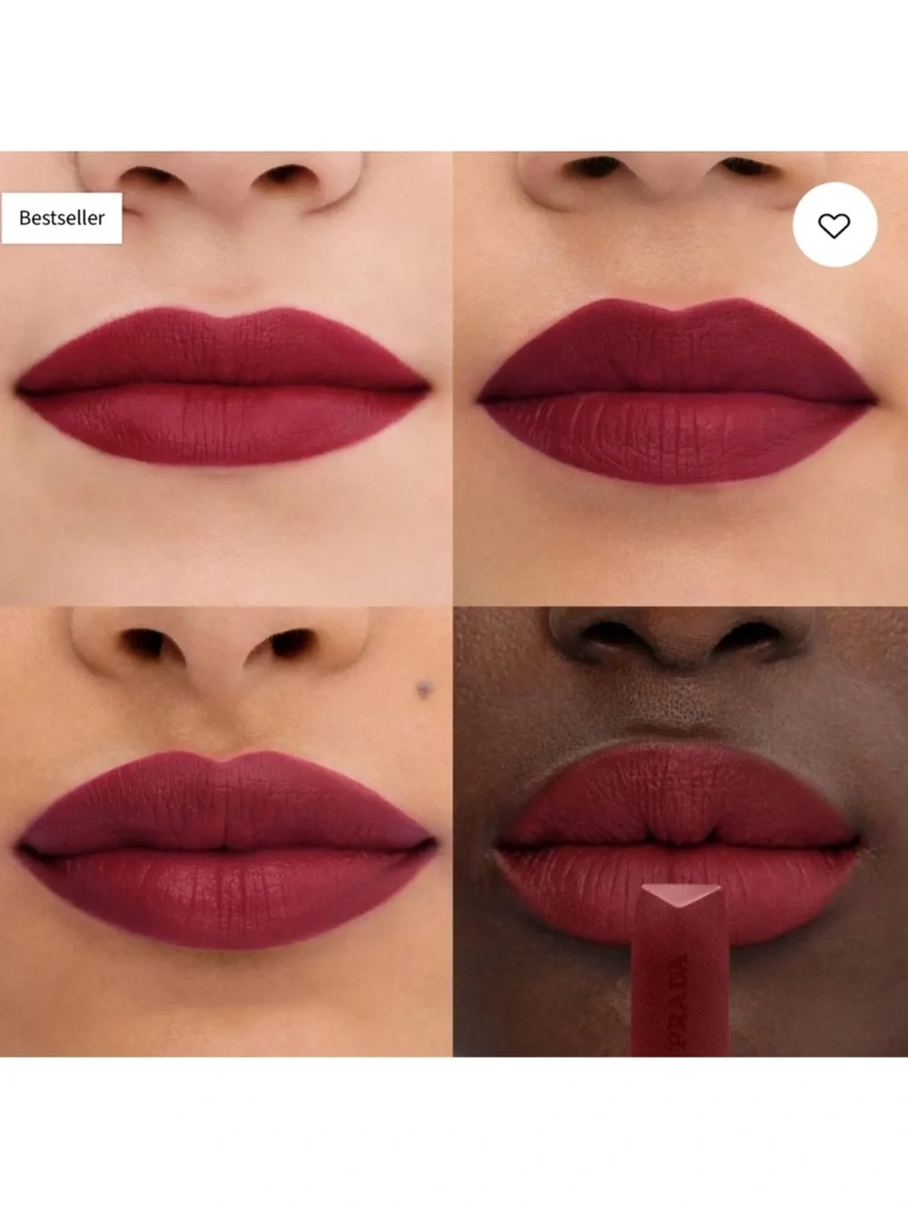Prada Monochrome Lipstick Refill P56 Notte